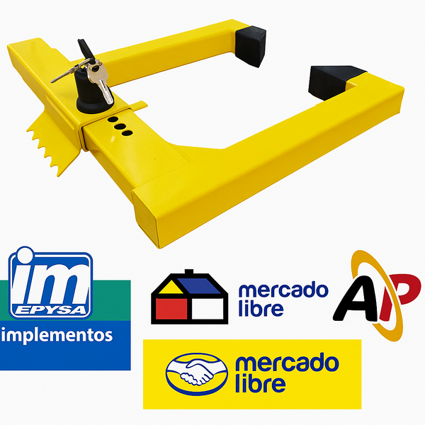 Traba Ruedas GSI Seguridad – producto de seguridad automotriz fabricado en Chile.